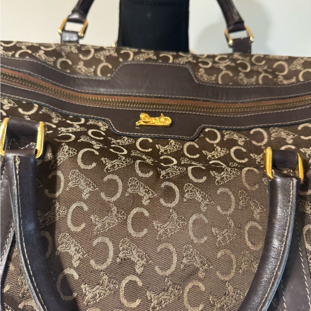 Celine "Vintage" Boston bag. - Picture 6 of 11